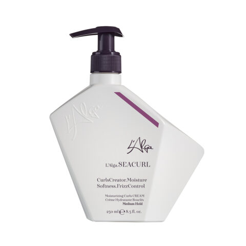 Hydrating styling cream. Creates long-lasting curls. Revitalizes hair, fights frizz, restores elasticity, and boosts softness and shine to all curl types.