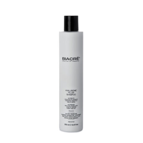 Nutrient hydrating shampoo with Hyaluronic Acid, Vegetable Keratin, Honey, Organic Oat extract, cleans and hydrates at depth removing any chemical or environmental residue.