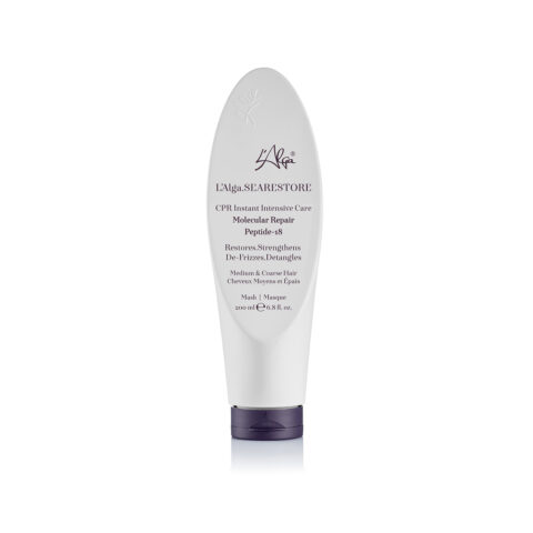 This remedy mask is formulated for extremely damaged, frizzy, brittle hair. The mask is developed with a synergetic combination that instantly enhances shine, softness, and manageability while improving the hair’s long-term health.