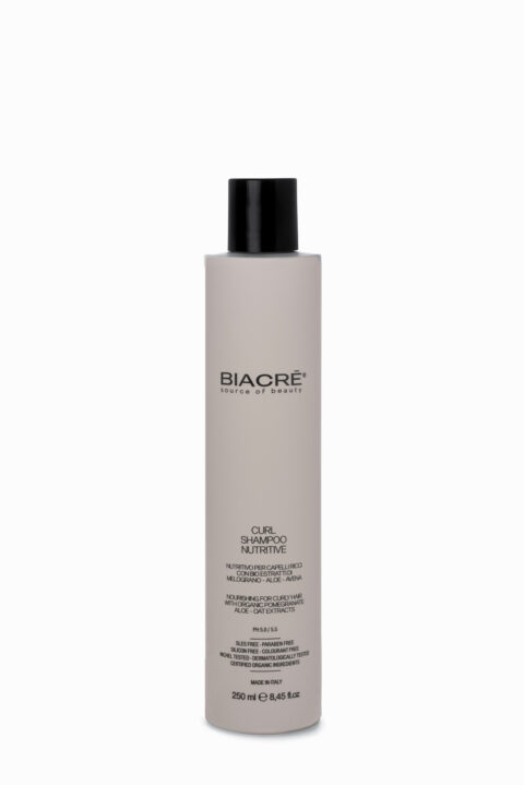 BIACRÈ CURL Shampoo Nutritive – ravitseva shampoo kiharoille hiuksille